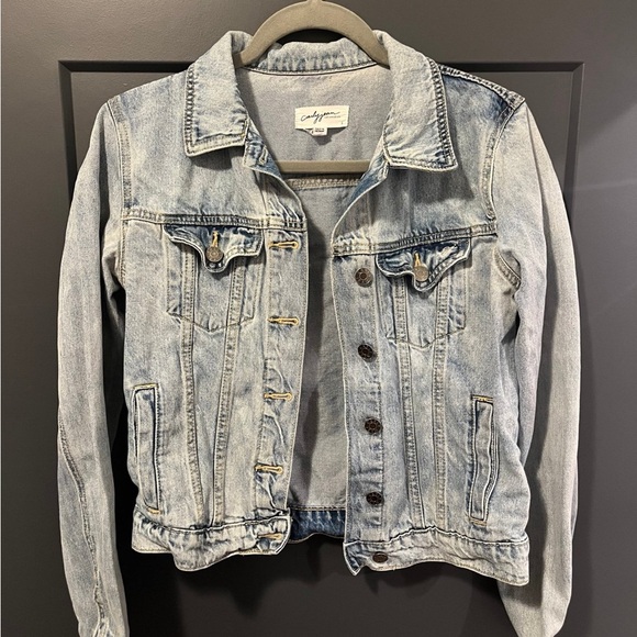 Carly Jean Los Angeles Fletcher jean jacket size small - Picture 2 of 6